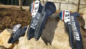 chaussure sur mesure de roller et de vélo moulé